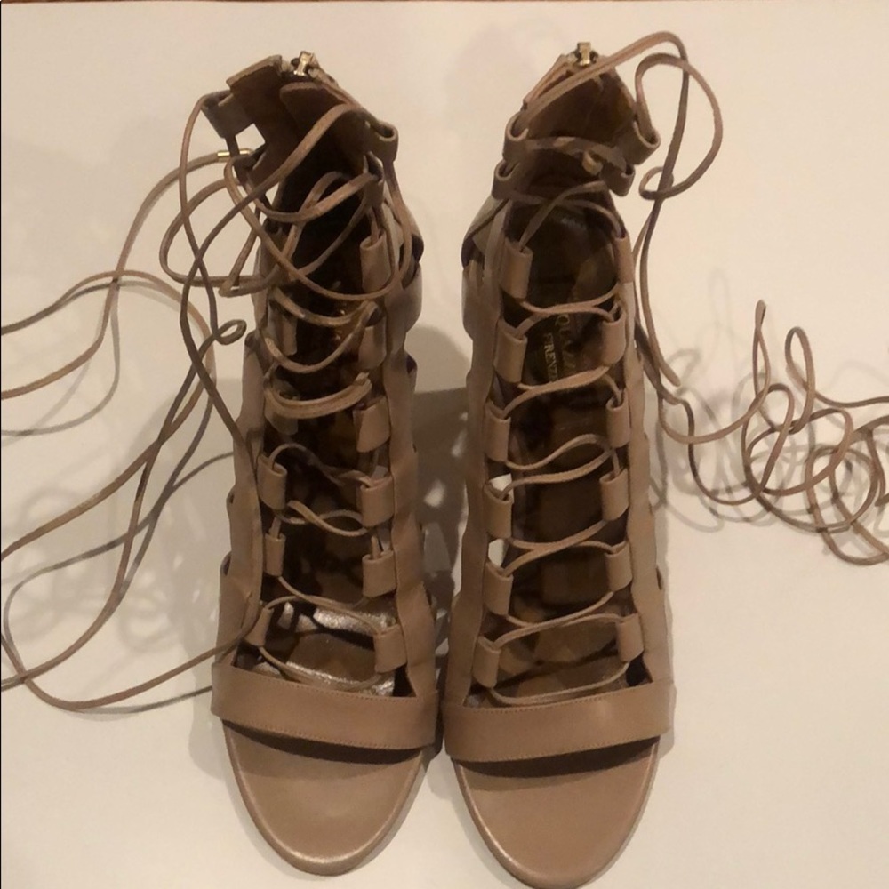 Aquazzura Tie Up Sandals Never Worn Sz. 39